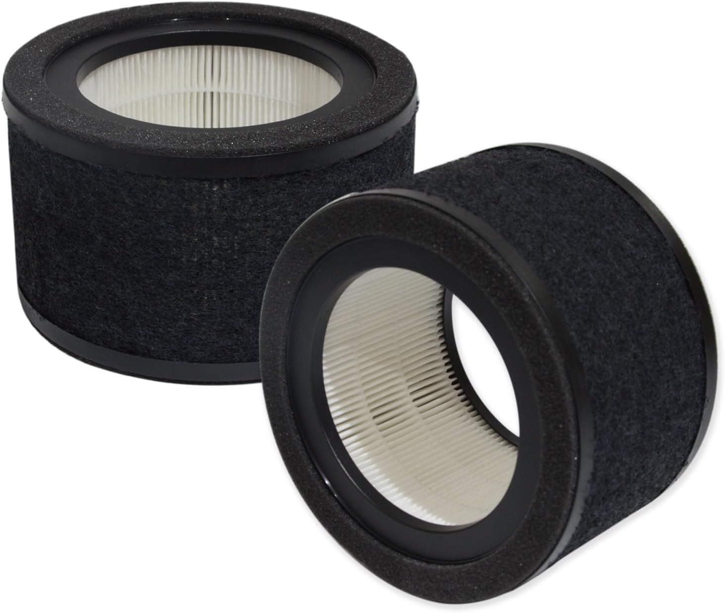 PUREBURG Replacement Filter Compatible with GermGuardian AC4200W AC4250B Air Purifier, FLT4200, Filter L, 2-Pack H13 True HEPA + Activated Carbon Pre-Filter