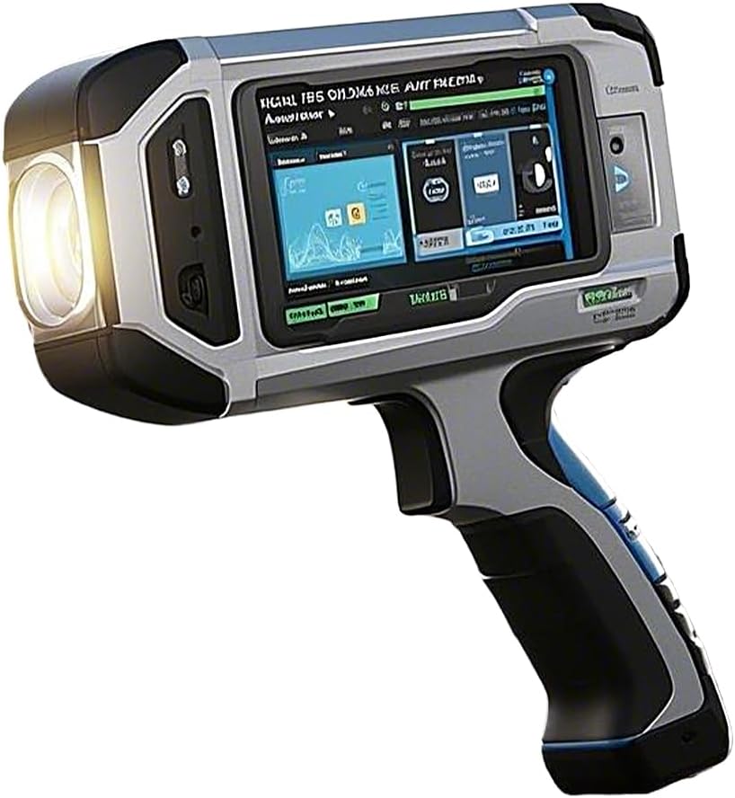 Advanced Handheld XRF Spectrometer Analyzer - Portable Metal Alloy Tester for Mining, Recycling, Metallurgy | 30+ Element Detection | IP55 Dustproof & Waterproof | 2-Year Warranty