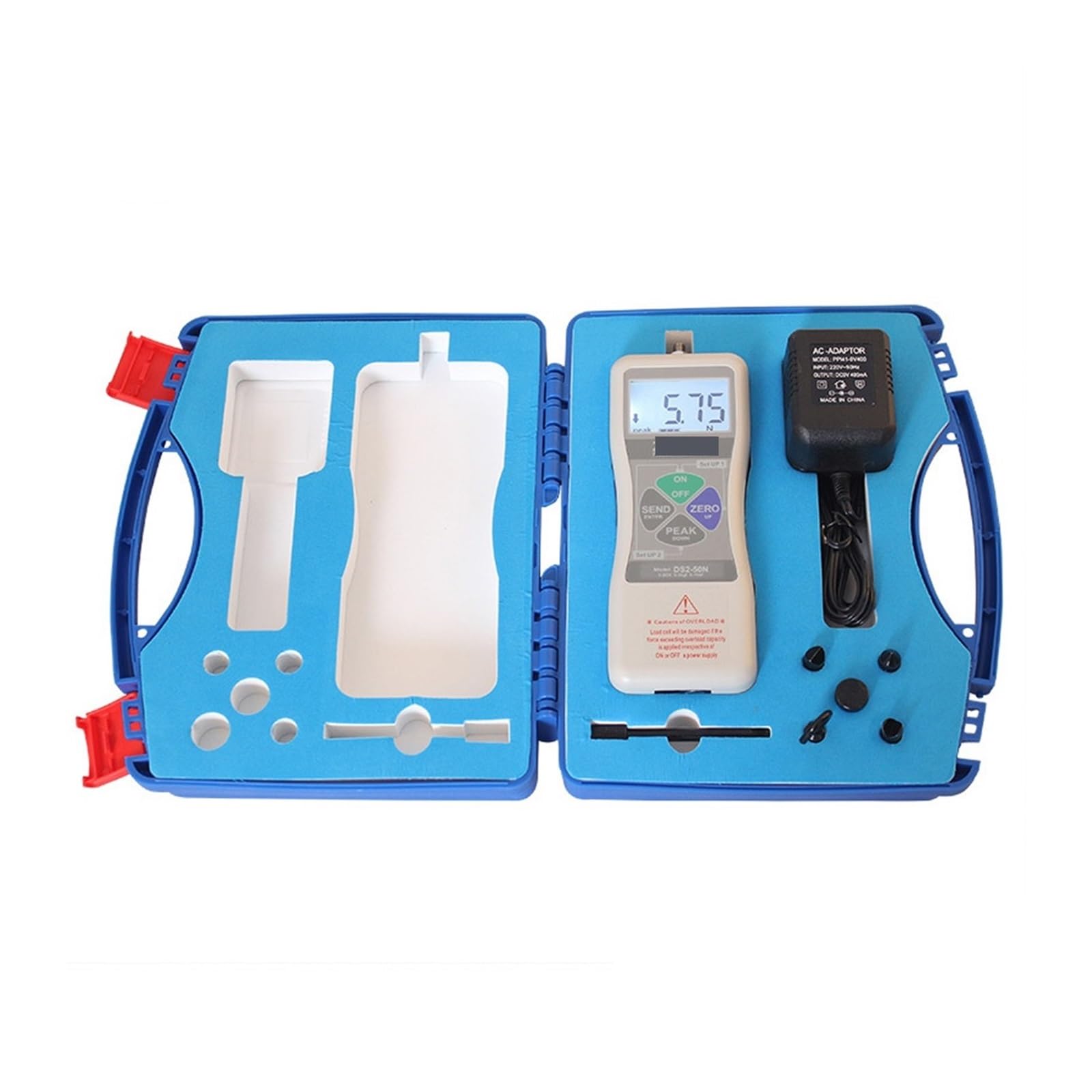 Dynamometr, Precyzyjny cyfrowy miernik siły nacisku DS2-500N 1000N Push 20N 2KGS Tester siły uciągu Mały czujnik dynamometru,Cyfrowy miernik siły(DS2-5N)