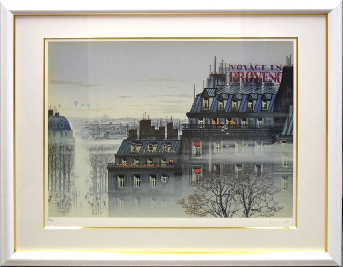 値下げ！ヒロ・ヤマガタ 手紙　シルクスクリーン 直筆サイン有 Amazon.co.jp: 真作保証ヒロ・ヤマガタ「手紙」シルクスクリーン