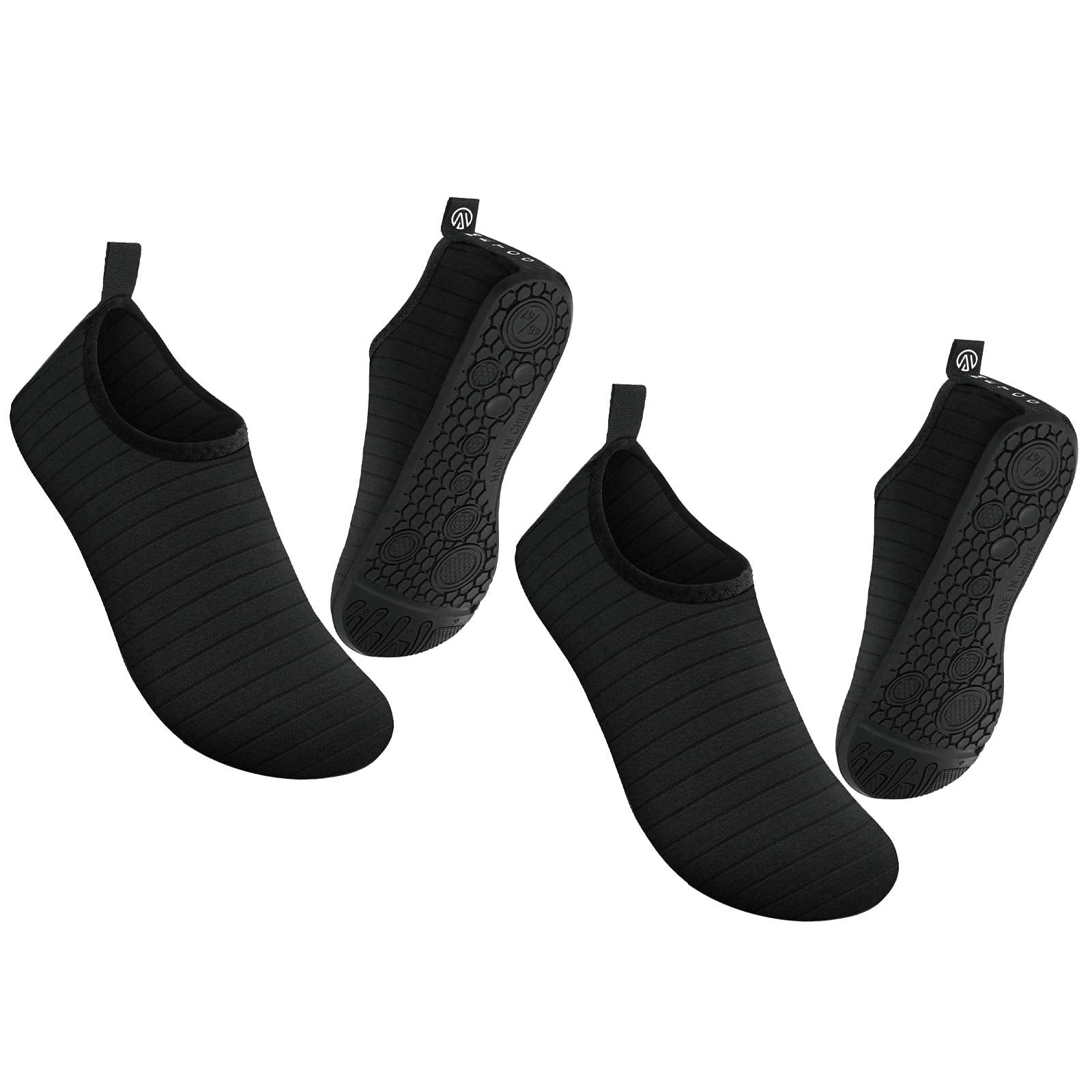 MetogUnisex Water Shoes Quick-Drying Beach Aqua Shoes for Women Men