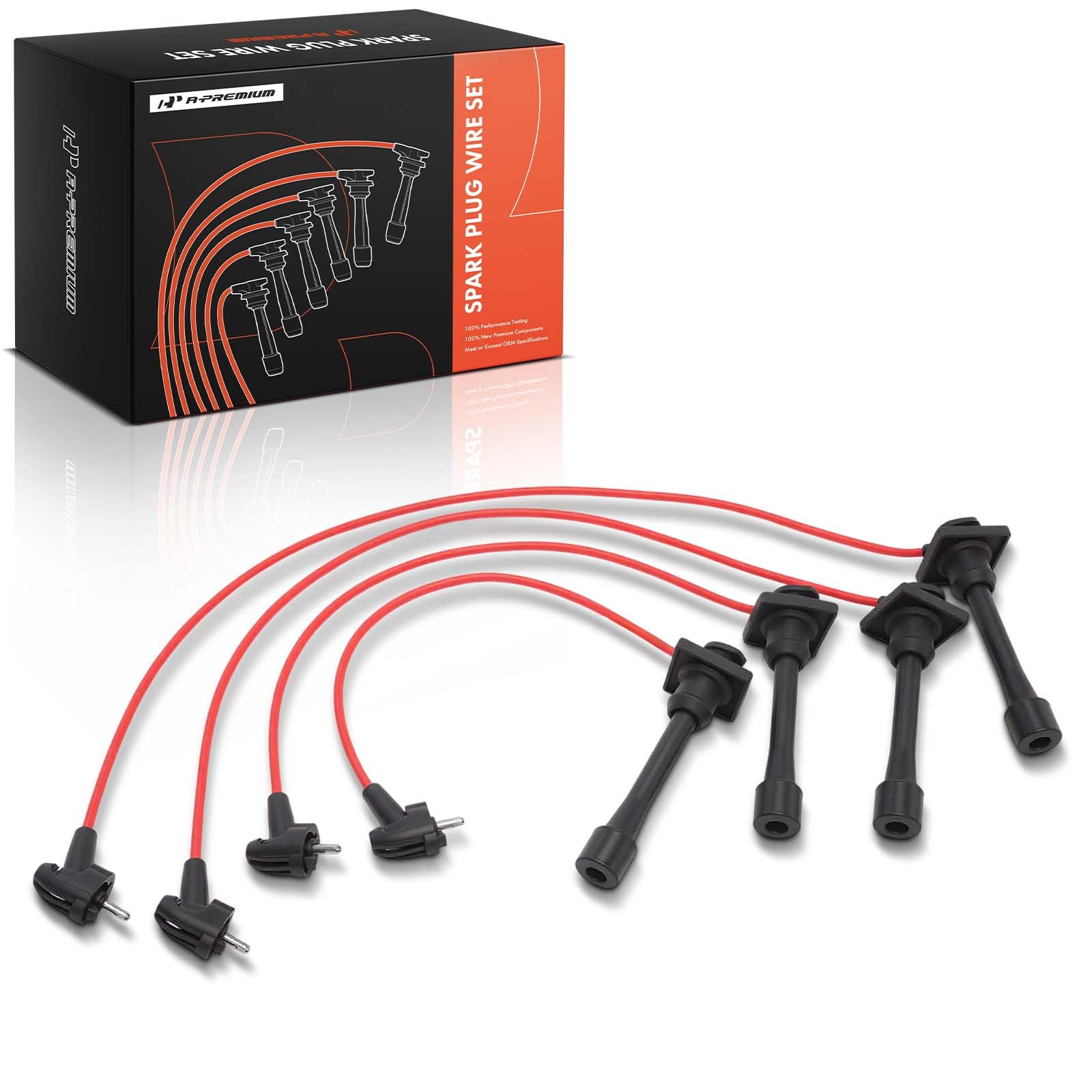 Amazon.com: A-Premium 5MM Spark Plug Wires Set of 4 Compatible