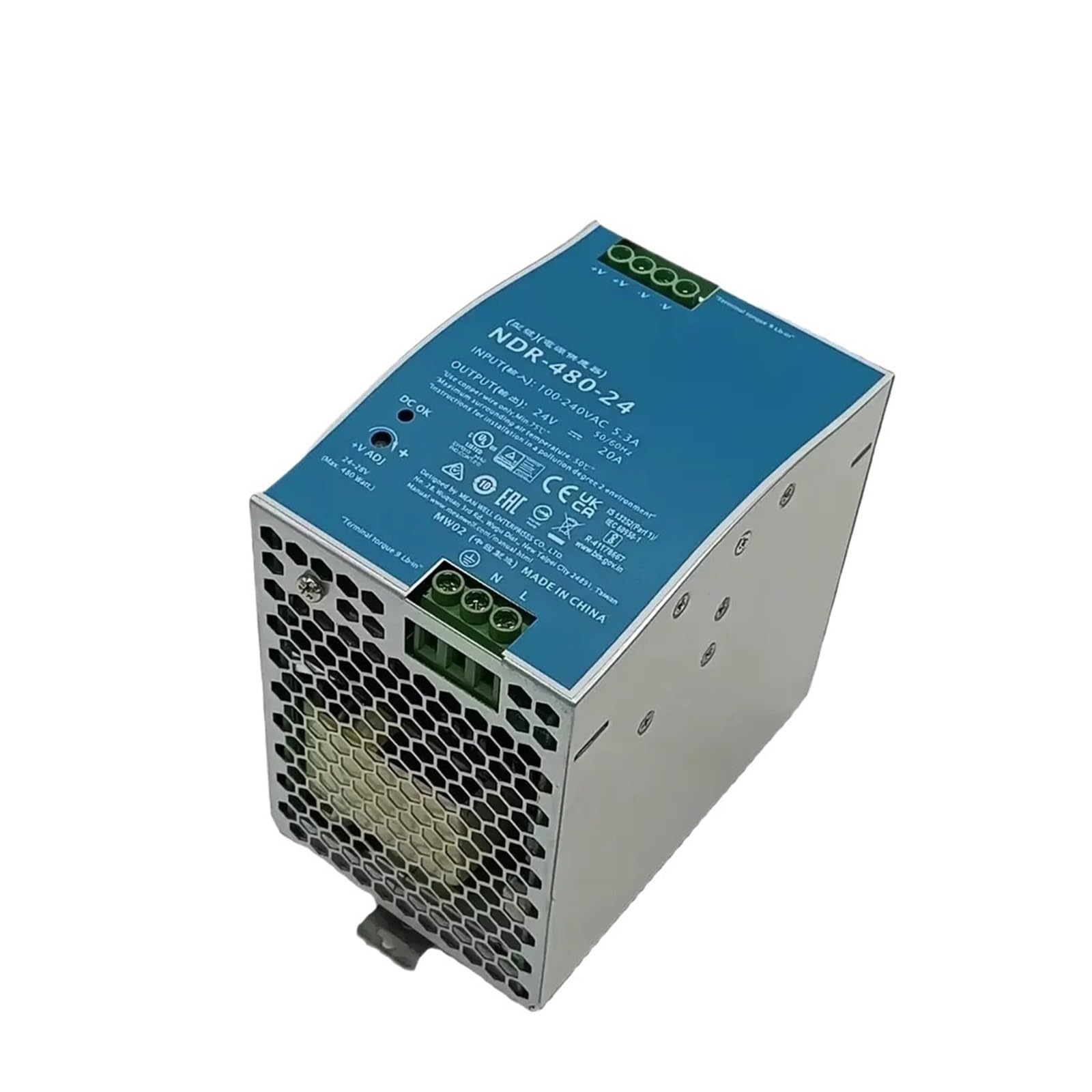 BALYDLUL NDR-480-24 NDR-480-48 480W Power Supply 24V 48V(NDR-480-48)