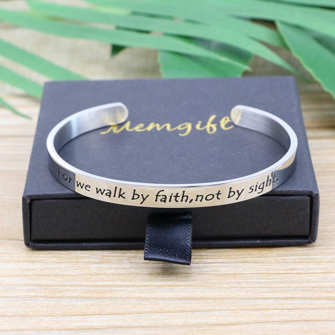 𝐂𝐡𝐫𝐢𝐬𝐭𝐢𝐚𝐧 𝐁𝐫𝐚𝐜𝐞𝐥𝐞𝐭𝐬 for 𝐖𝐨𝐦𝐞𝐧 Inspirational Religious Gifts for Her Bible Verse Bapstism Jewelry Cuff Bangle - Image 6