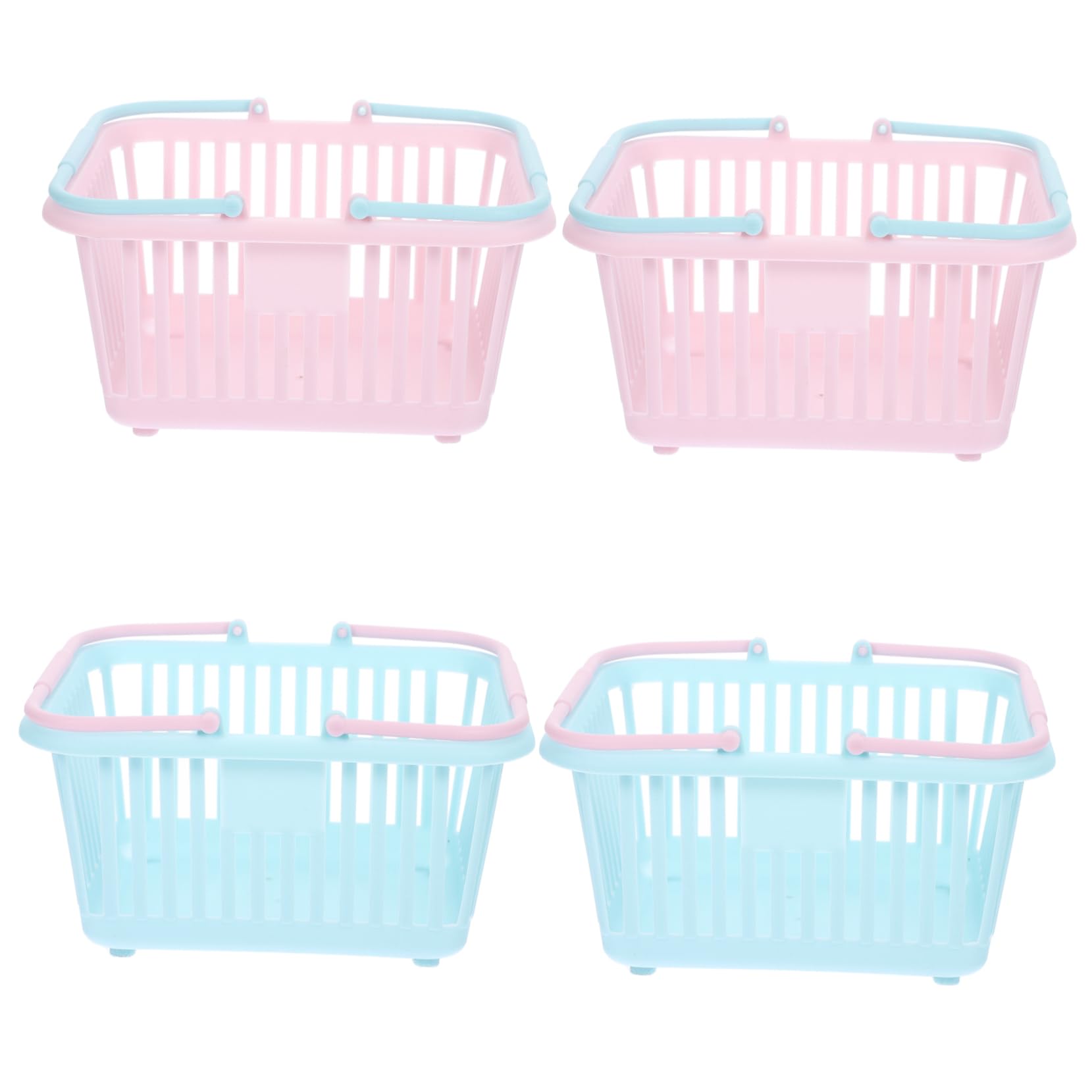 Amazon｜MAGICLULU 4個 ピッキング カゴ 収納 カゴ 小 プラスチック 小