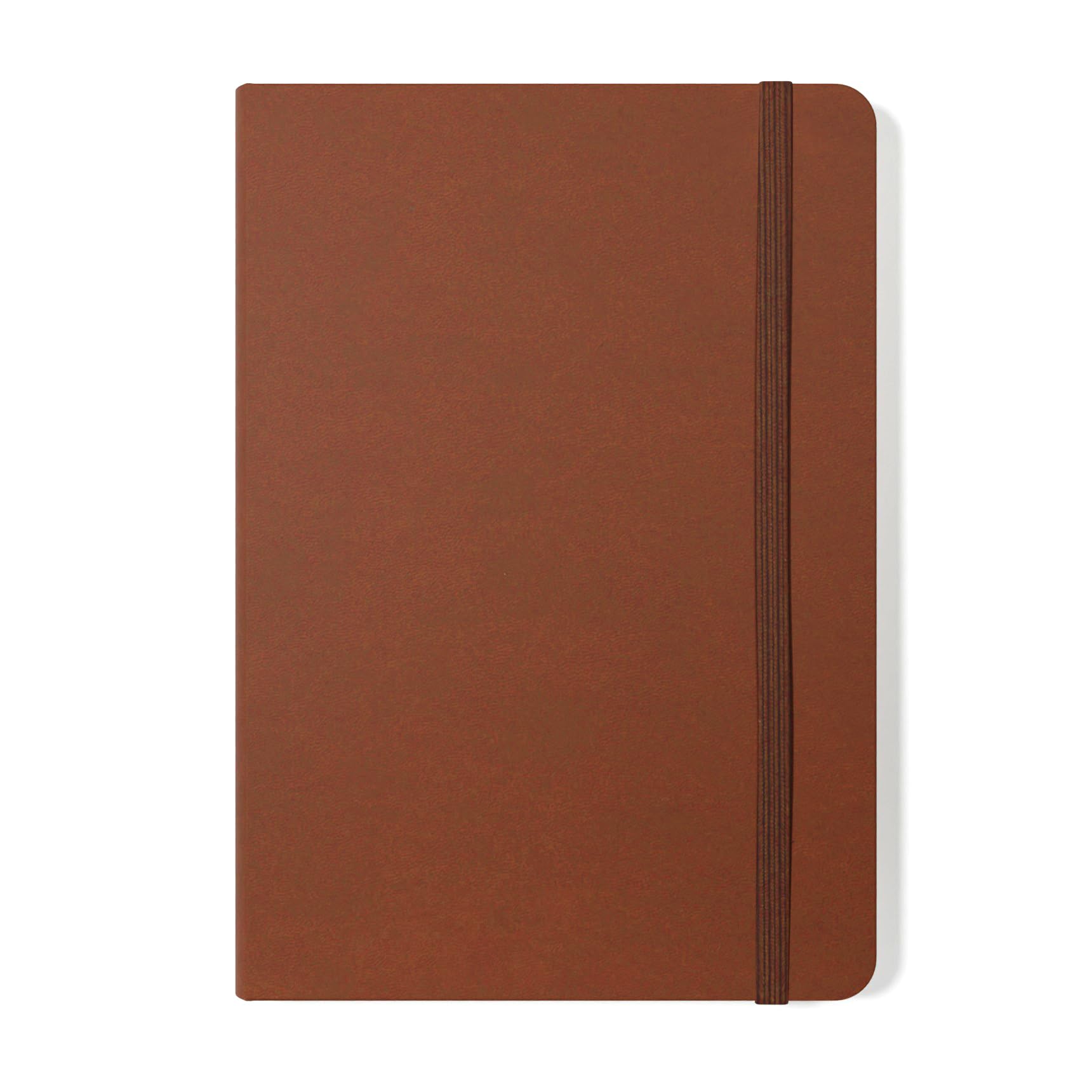 Silvine A5 Executive Hardback Notebook/Journal Tan - Lined 90gsm (160 Pages)