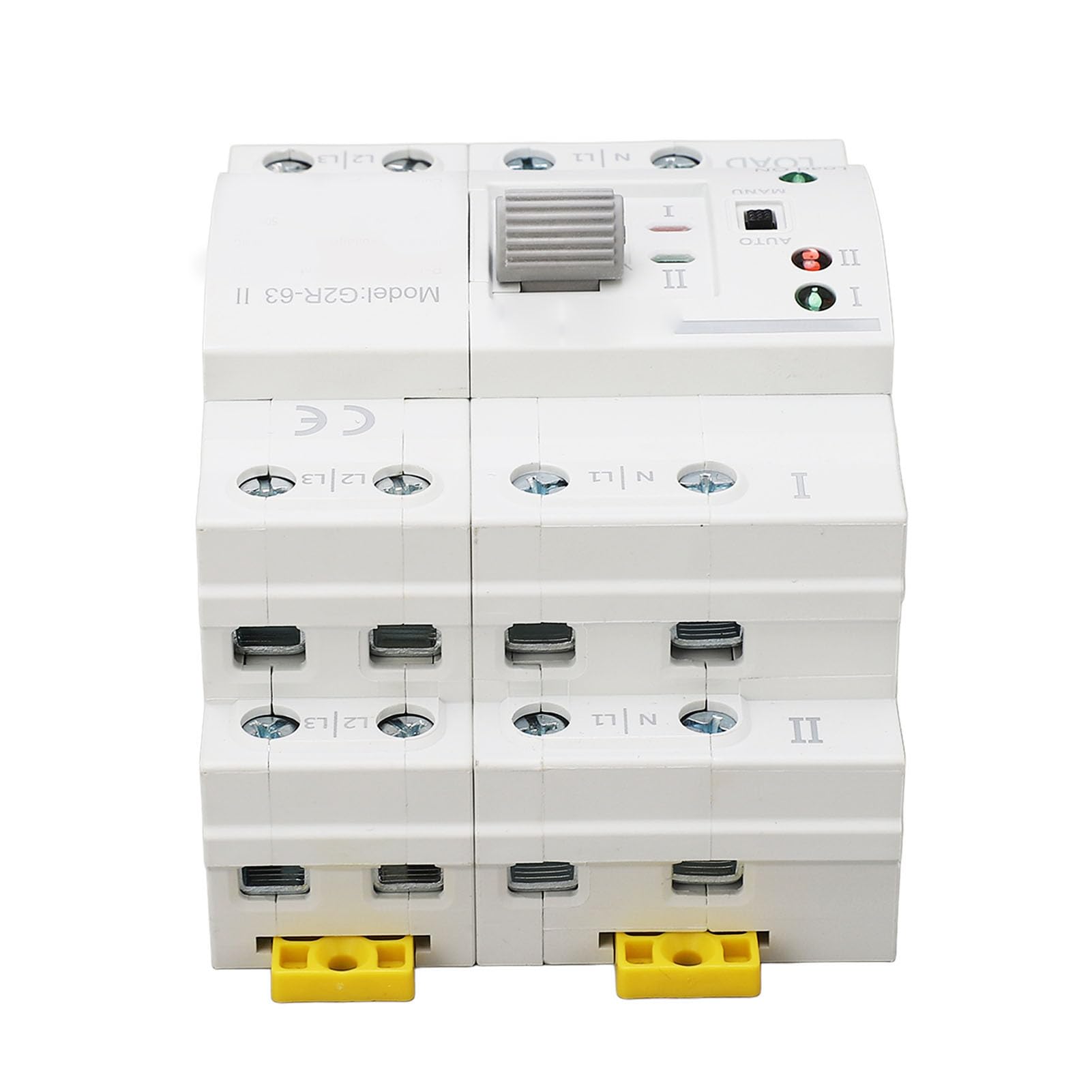 Hyuduo Interruttore di Trasferimento Automatico, Interruttore di Trasferimento Automatico a Doppia Potenza, a Livello di PC 32A per Alimentazione Rapida e Affidabile, Switch di Adatti, Adatti, di
