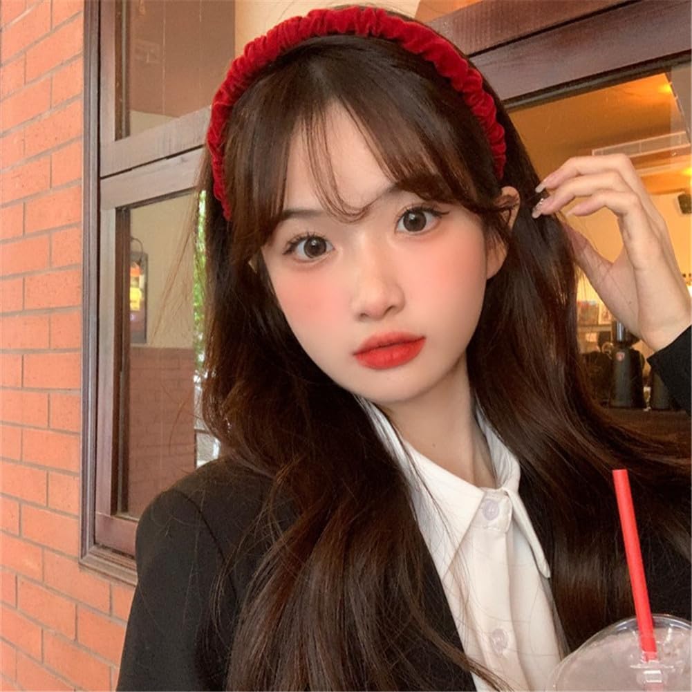 Velvet Headband for Women Soft Headbands No Slip Headband Vintage Women Holiday Headband Non Slip Hair Accesorries Gifts for Women Girls - Image 3