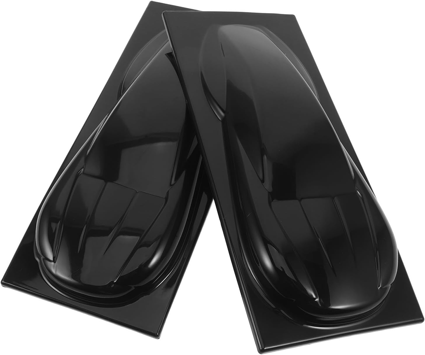 NOLITOY 2pcs Plastic Auto Body Wrapping Film Sample Display Model for Car Vinyl Color Change, Sturdy Square Panel with Realistic Color and Convenient Design for Frequent Demonstrations