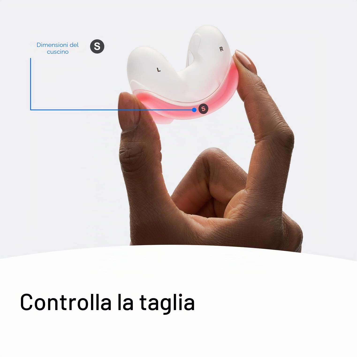 ResMed AirFit N30 - Cuscino di ricambio per maschera CPAP nasale, in morbido silicone, forniture e accessori medici CPAP - Piccolo