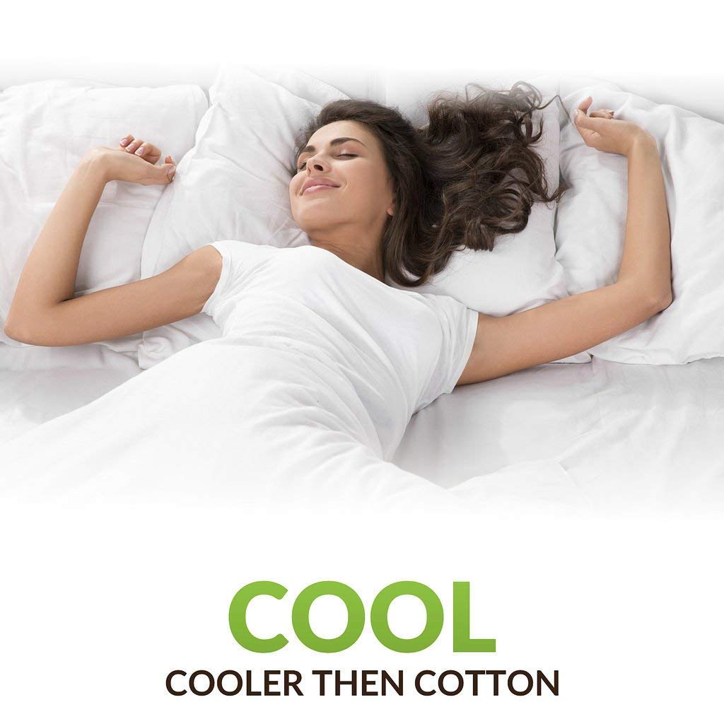 500 Thread Count Egyptian Cotton Split Corner Bed Skirt/Dust Ruffle Queen Size Bed Skirt - 22