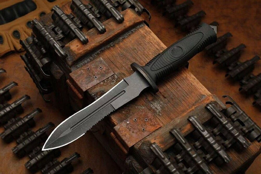 Generisch Teerma NL4 Outdoor Messer, 29.8cm Full Tang Survival-Messer mit G10 Griff,Kydex Scheide, Feststehende Messer mit Titanium, Scharfe Jagdmesser Für Camping, Jagd, Geschenk, Sammlung