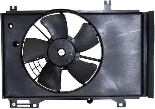 Para Mazda 2 2011 2012 2013 2014 Conjunto de ventilador de radiador Ventilador único Reemplazo para MA3115150 ZJ3815025B