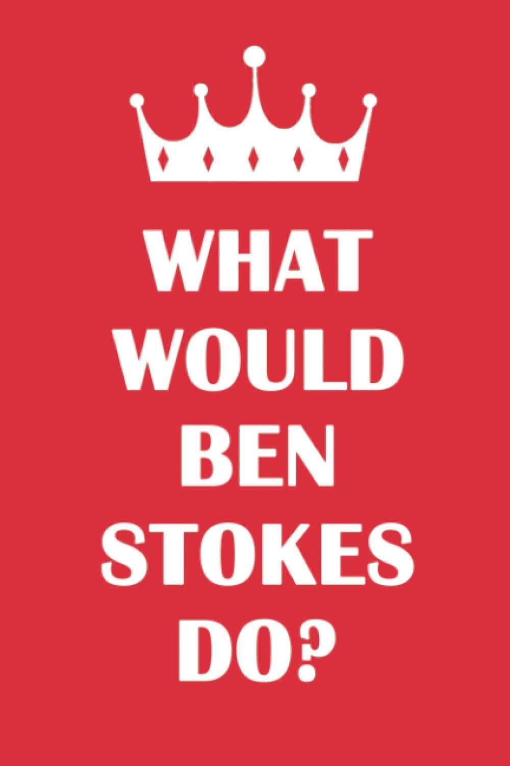WHAT WOULD BEN STOKES DO?: cricket notebook, cricket lover gifts, novelty cricket gifts
