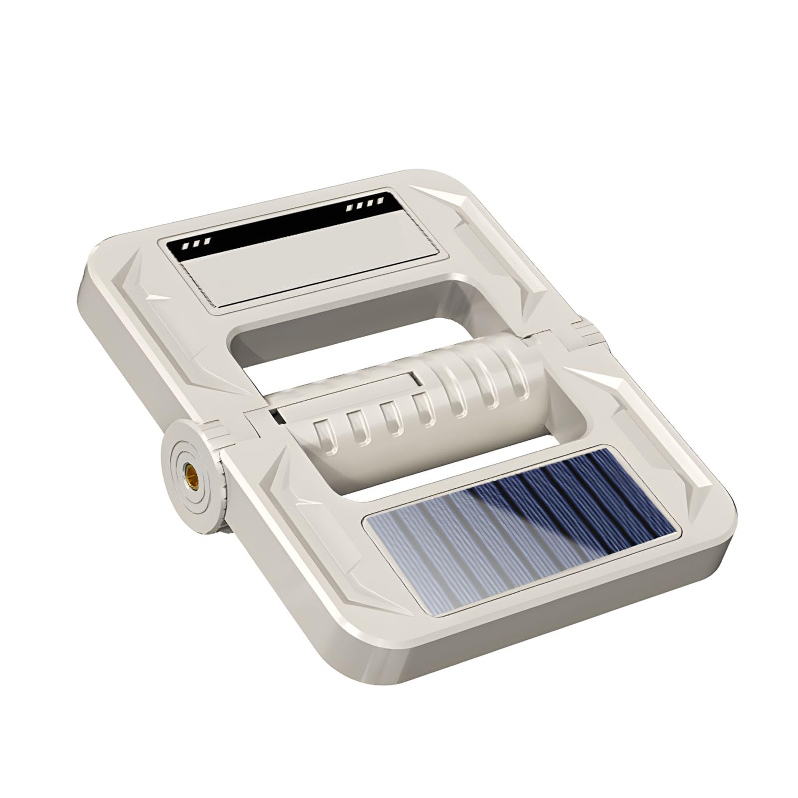 Msioytog Portable Solar Rechargeable Flashlight with 68 LED Beads and 180 Degree Light Hiking Solar Lamp