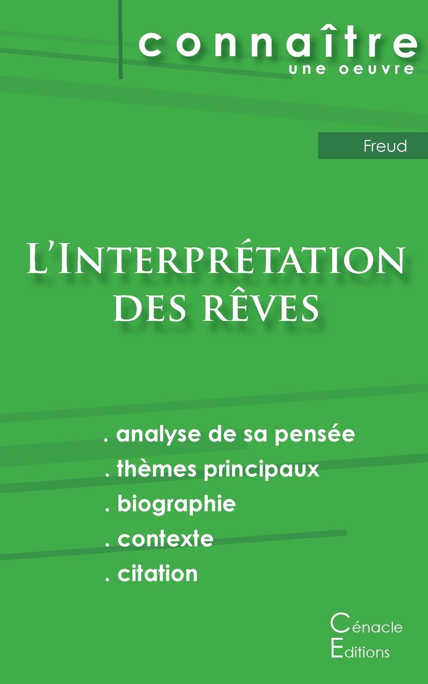 Fiche de lecture L'Interprétation des rêves de Freud (analyse littéraire de référence et résumé complet)