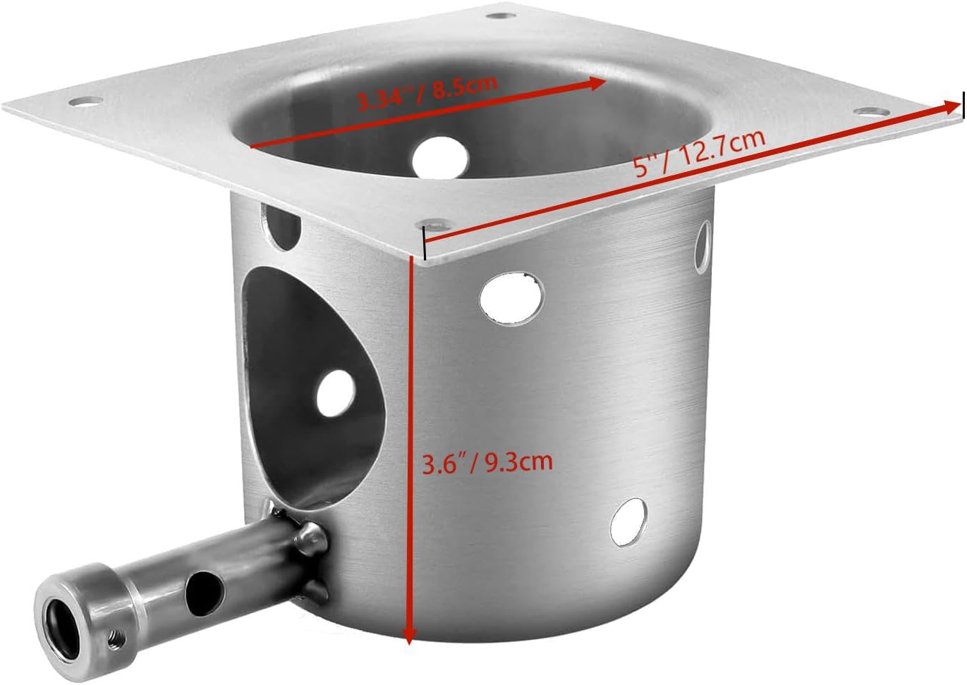 Fire Burn Pot Replacement Parts for Traeger & Pit Boss Wood Pellet Grill and Hot Rod Ignitor Kit, with 2 Sets of Screws