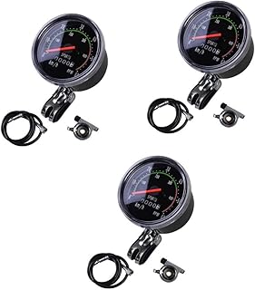 INOOMP 3pcs Bikes Bikes Cycling Gear Exercise Bike Velocimetro Bicicleta Bicycle Odometer Bicycle Speedometer Stopwatch Equipment Accessories Cycling Speedometer Mountain Bike Accessory