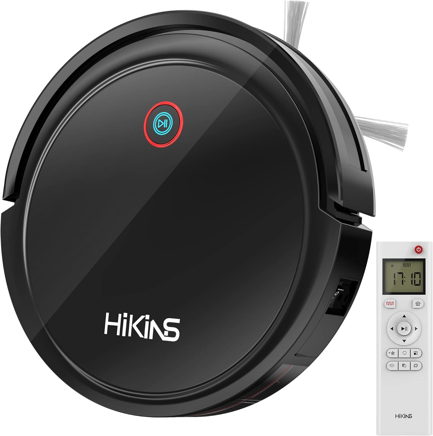 Robot Vacuum Cleaner,3000Pa Powerful Suction Robot Vacuums with Self-Charging,150Mins,Tangle-Free Robotic Vacuums Cleaner, Low Noise, Ideal for Hard Floor, Low-Pile Carpets & Pet Hair