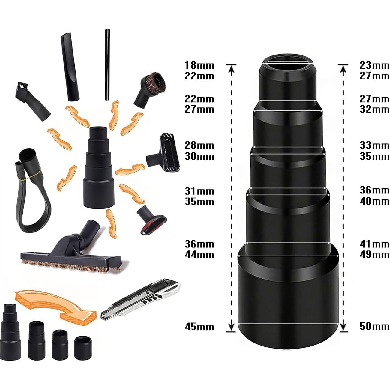 Zestaw końcówek próżniowych do Hoover MaxLife Pro Pet 2019-2026