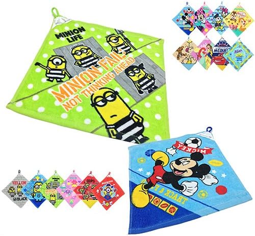 Amazon キャラクター ループタオル おまかせ10点セット ヒモ付き ネームタグ付き ハンドタオル ミニタオル タオル お手拭き 子供 キッズ Disney プリンセス ピクサー サンリオ 入園 入学 保育園 幼稚園 学用品 おまかせ10点セット Disney ディズニー ハンド