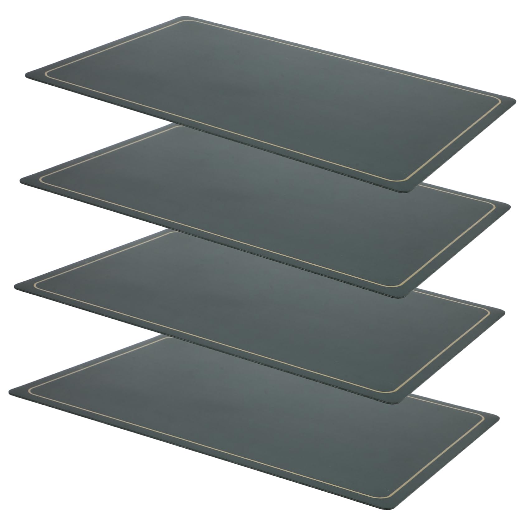 Sets de table en PU lot de 4 pièces COLLBATH foncé pour restaurants