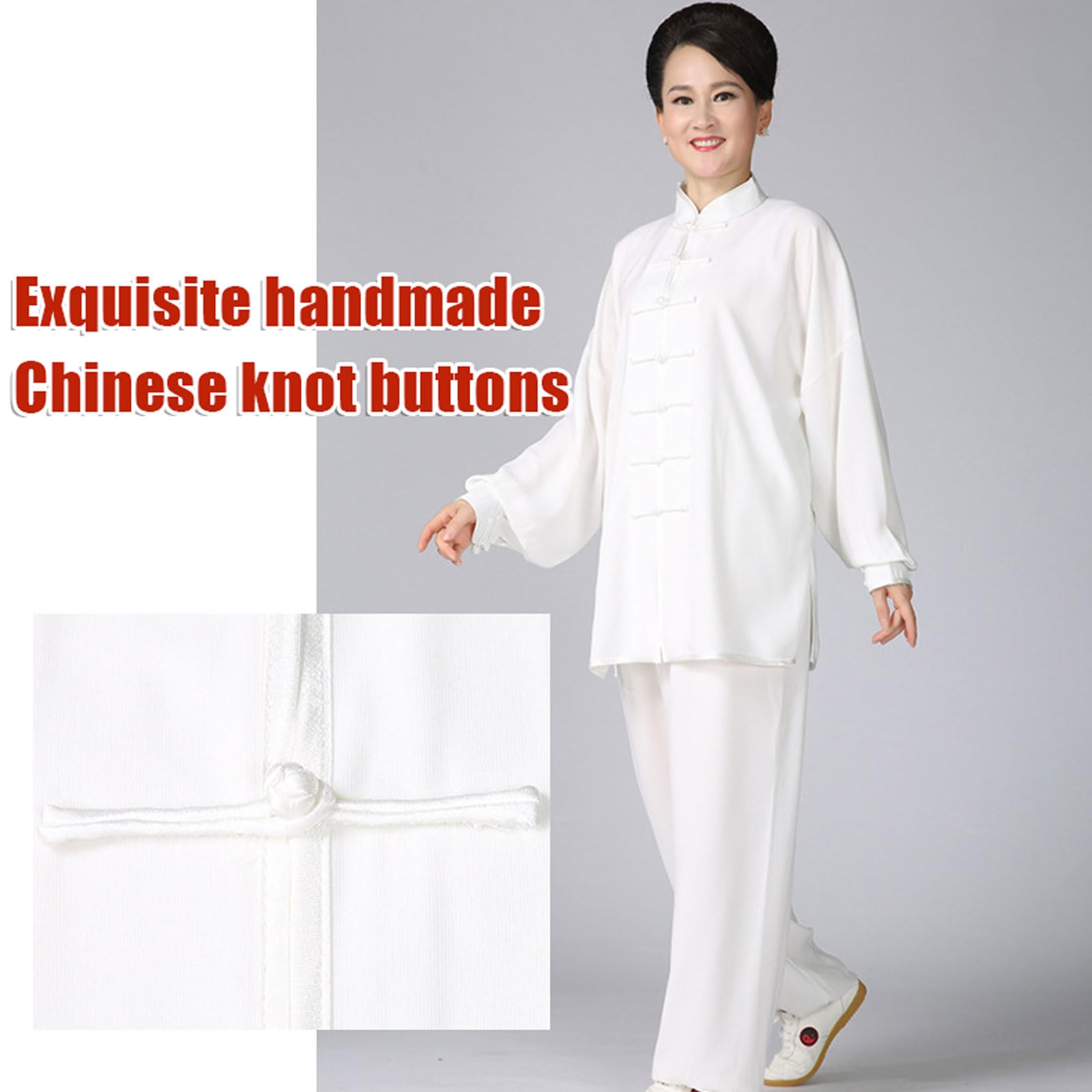 Unisex Kung Fu und Tai Chi Uniform,Kampfkunst Anzug,Baumwoll-Leinen-Tang-Anzug für Herren,Leichte Kostüme für Kung-Fu-Morgenübungen,Locker Und Bequem,FüR TäGliches Training,Wettkampf