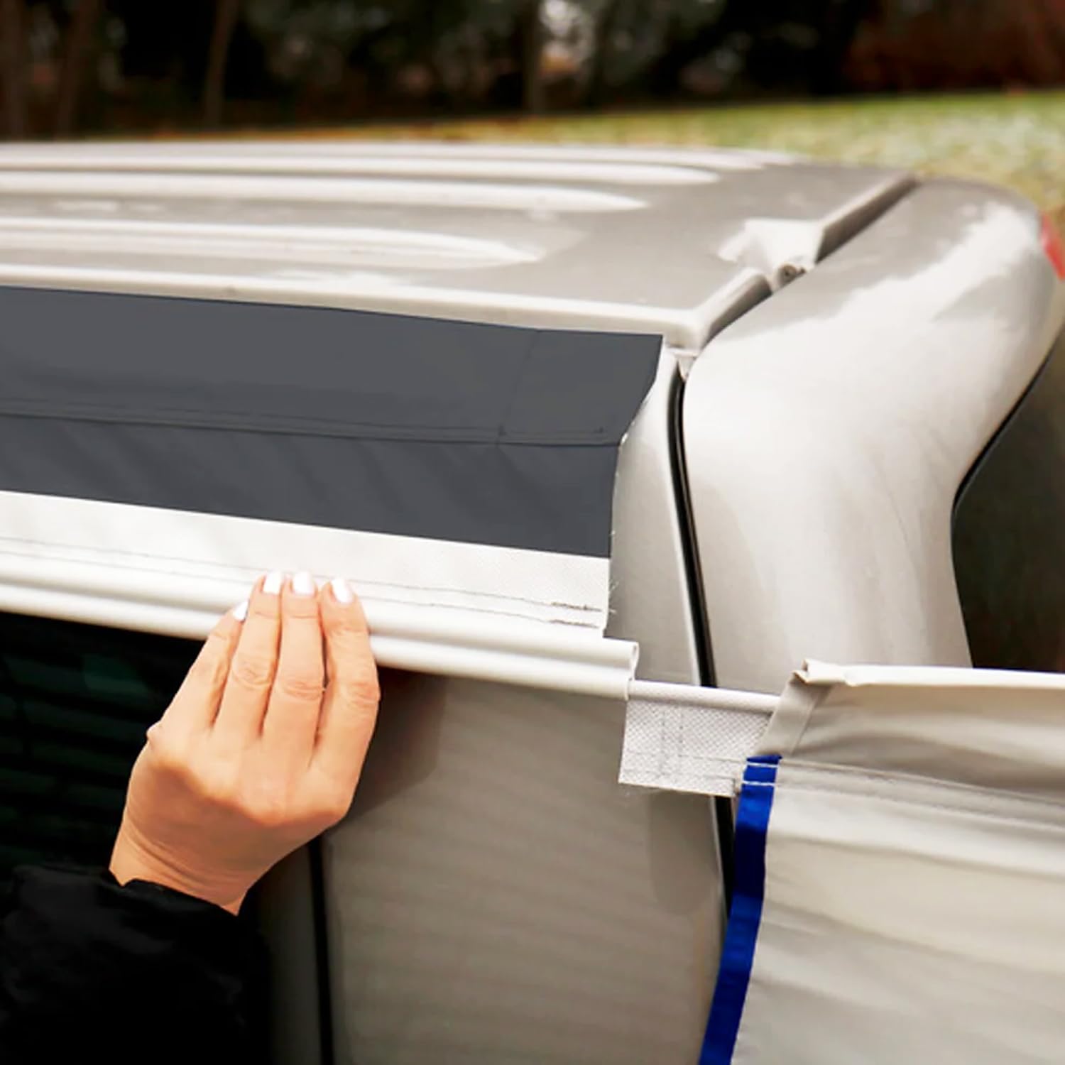 Doppelkeder, Keder, Kederschiene, Kederleiste Wohnwagen, Sonnensegel Keder, Kederschiene, Kederband, Anwendbar Auf Busvorzelt, Vw T5, Vw T4, Vw T6, Vorzelt Wohnwagen 300cm(Grey)