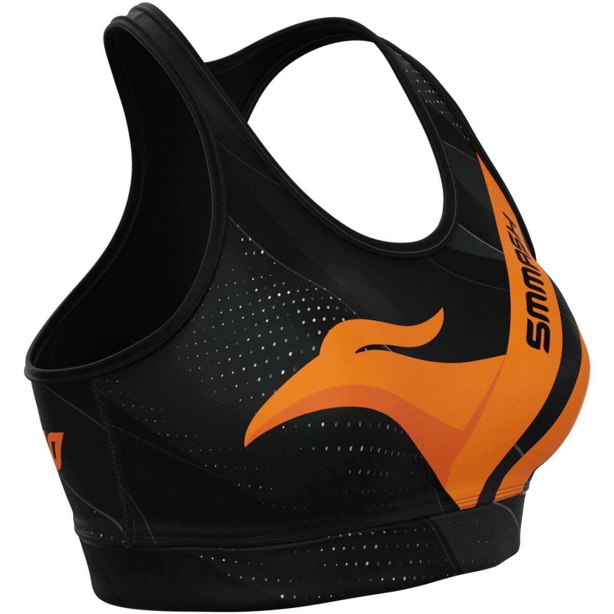 SMMASH Fitness Queen Sujetador Deportivo Mujer, Top Deportivo Mujer Fitness, Yoga, Formación, Sport Bra, Material Transpirable y Antibacteriano