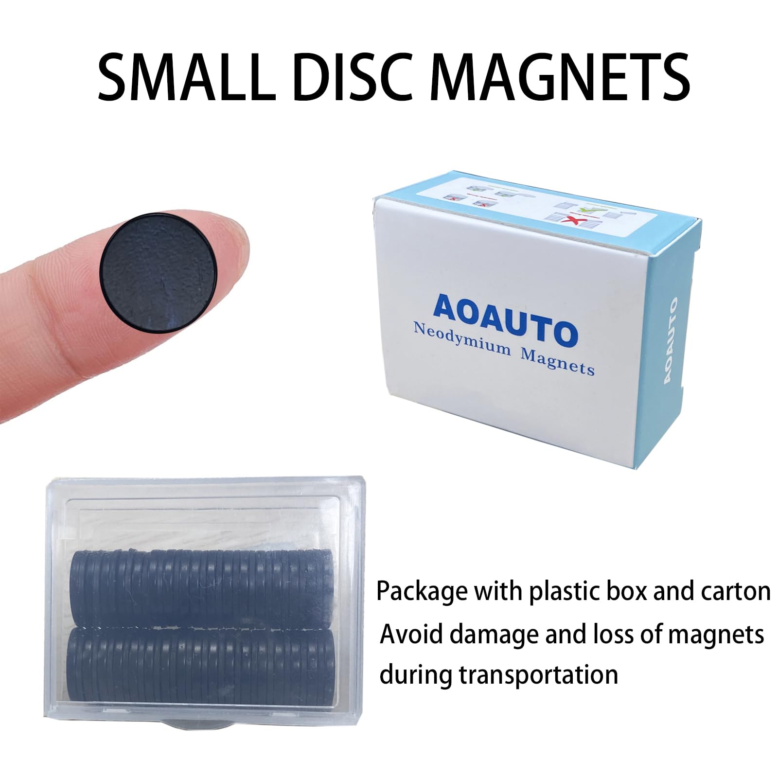 Neodym Magnete - 36 extra Starke runde Magnete (15 x 2mm) für Whiteboard, Kühlschrank, Fotos und Magnettafeln - Magnete Stark für den Alltag