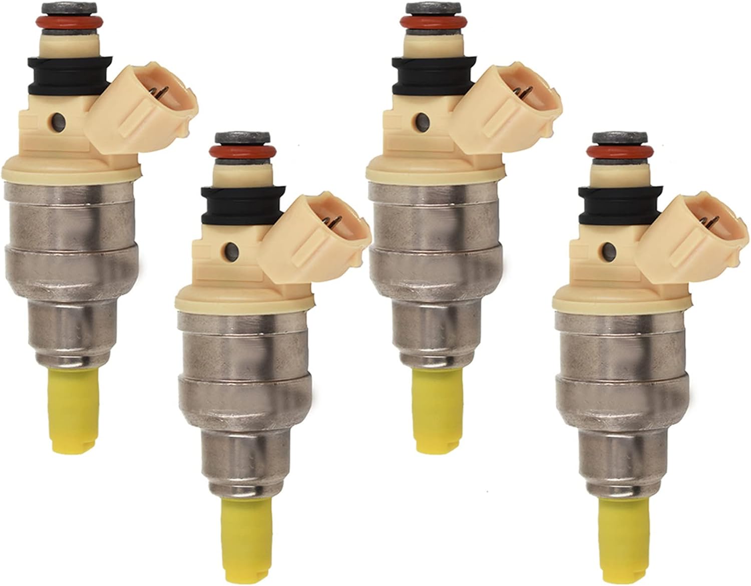 Silscvtt 4PCs Fuel Injectors Replacement for Tracker Replacement for Suzuki Sidekick X-90 1.6L INP-470