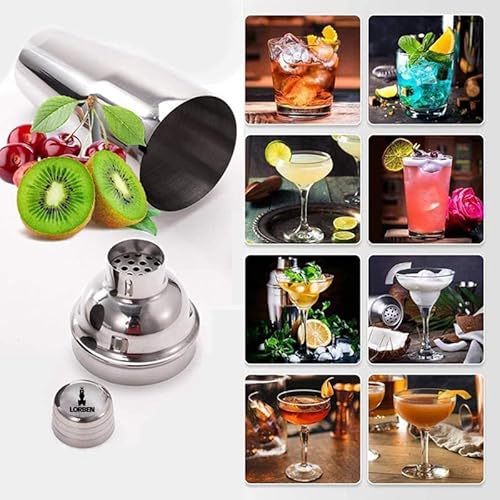 Kit Bar 12 Peças Inox Coqueteleira 550ml Barman Caipirinha Lorben