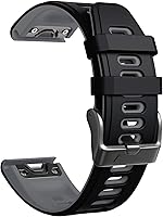 Vista 4 de ANCOOL Compatible con Fenix 7S Band - Correa de reloj suave de dos tonos para relojes inteligentes Fenix 5S/Fenix 5S Plus/Fenix 6S/Fenix 7S/Fenix 6S