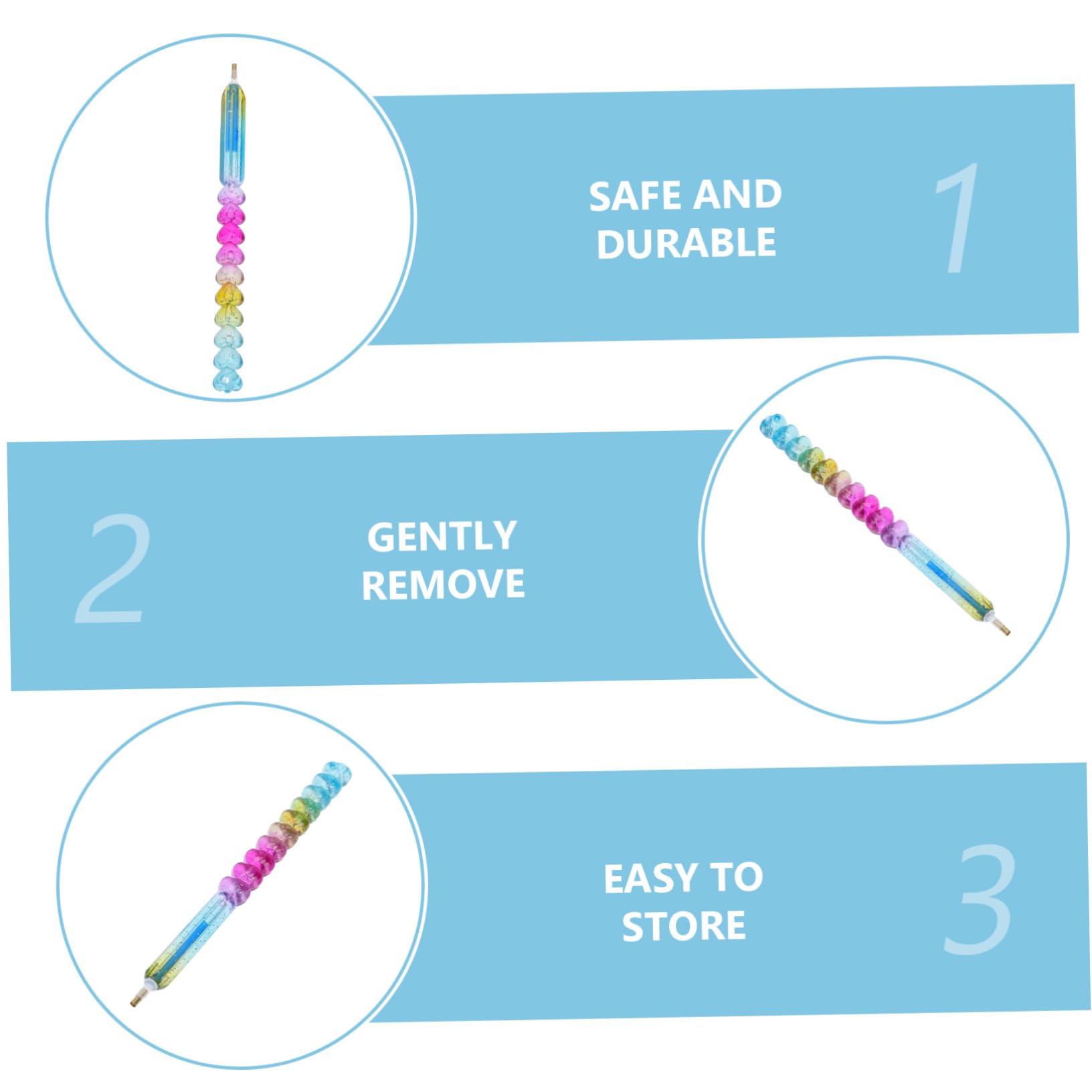 FRCOLOR 20 Pz Penna Di Perforazione Penna Per Manicure Creativa Punta Di Arte Del Penna Per Unghie Designer Di Penne Per Unghie Penna Per Pittura Per Manicure Para Uñas Plastica Abs