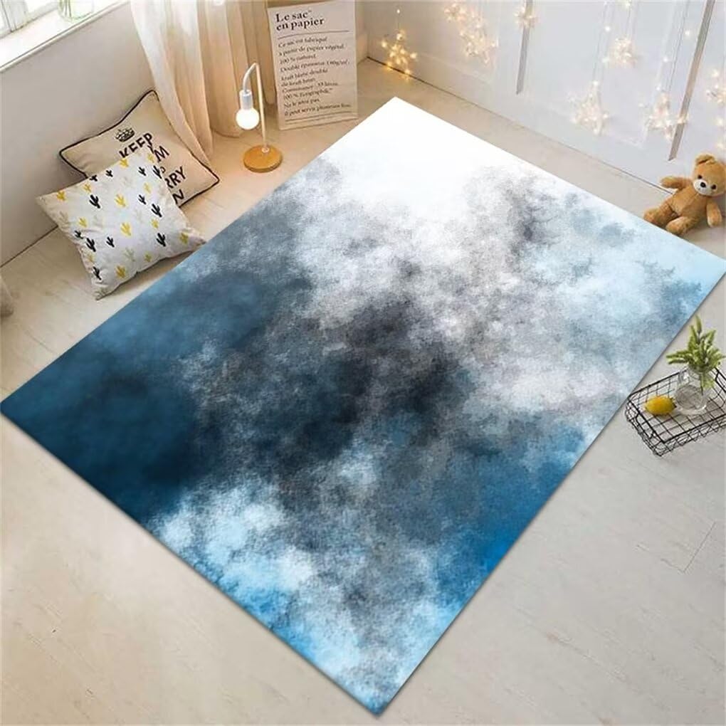 Tapis de salon lavable en machine et antidérapant pour un confort durable