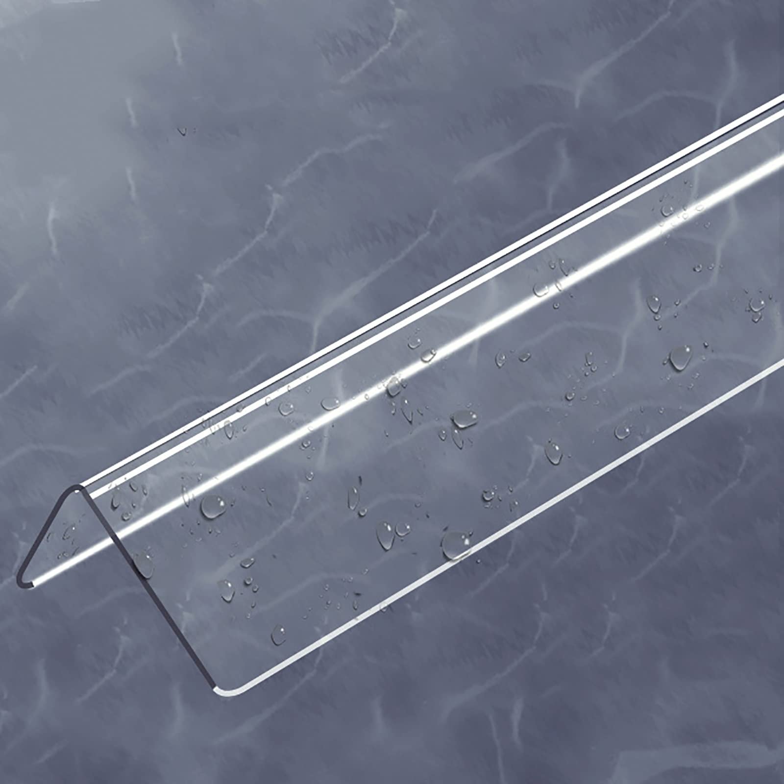 WDJBPSH Pared Protecciones para Bordes y Esquinas Sin Puñetazos Escudo de Esquina de Pared, HD Transparente Protector de Esquinas de Pared con Cinta, 90° Tiras de Borde para Oficina en Casa