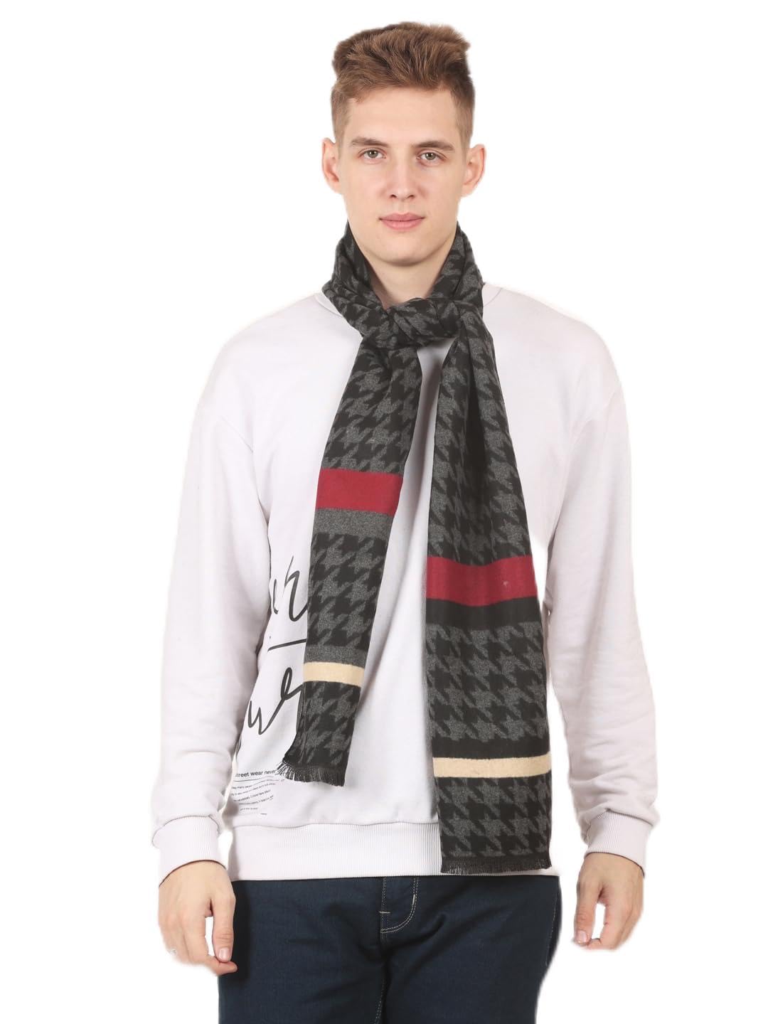 cazzano Black Stay warm and stylish this winter with our Classic Men’s Muffler-picture-13