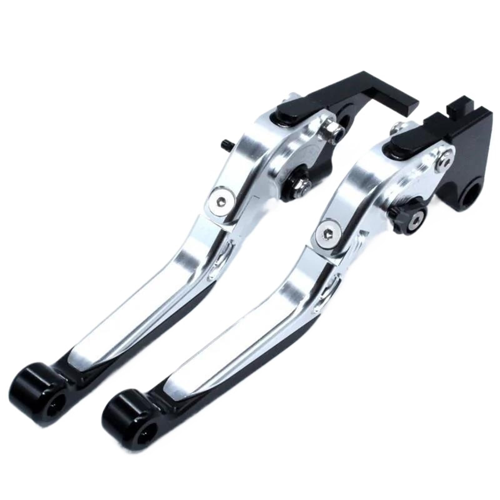 KKMNAIF for Suzuki for GSX-S750 2011-2018 CNC Adjustable Brake Handle Clutch Levers Motorcycle Brake Lever(Silver)