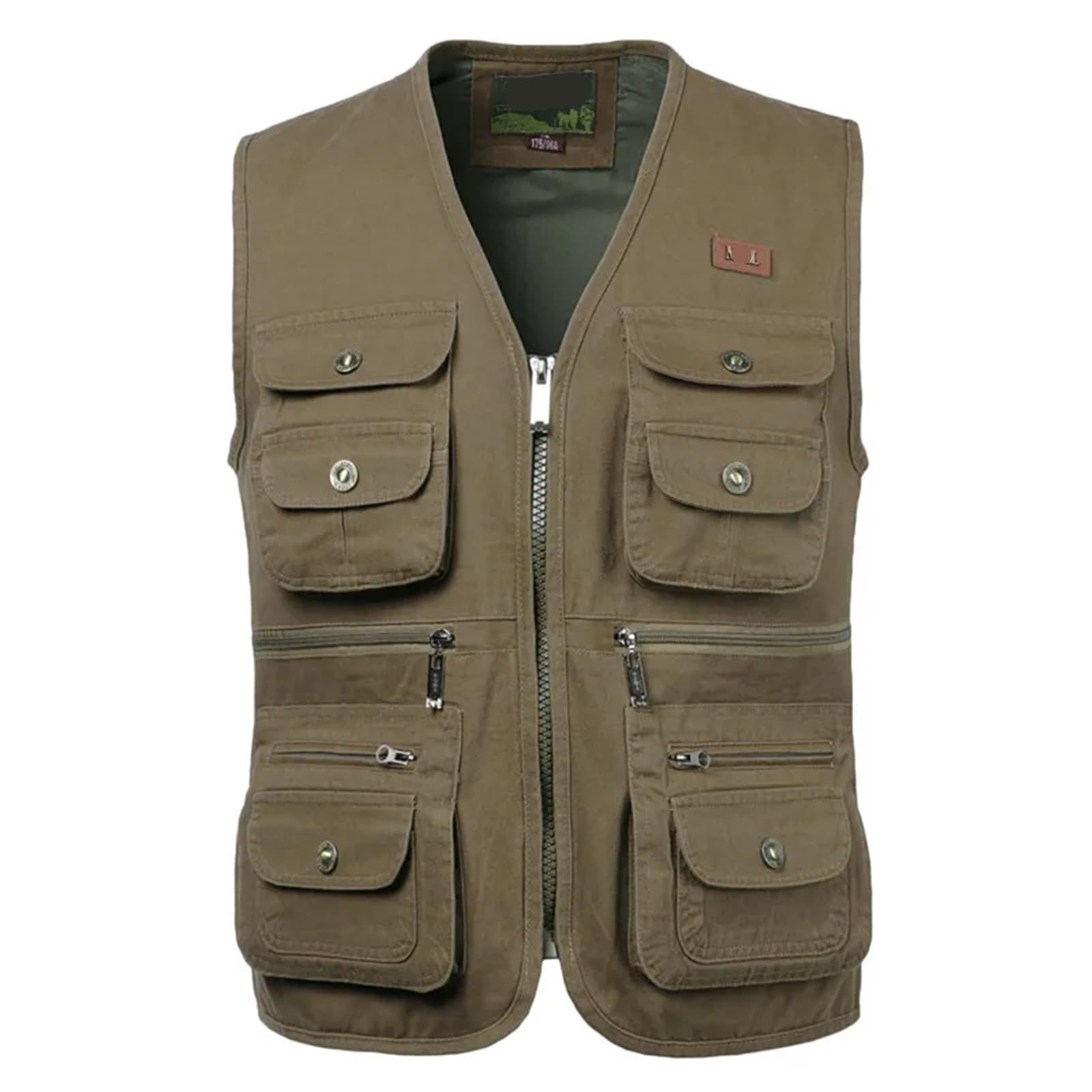 Gilet multitasche da pesca uomo di grandi dimensioni, for arrampicata, campeggio, viaggi, attività all'aperto, fotografia, caccia con Tasche Multiple