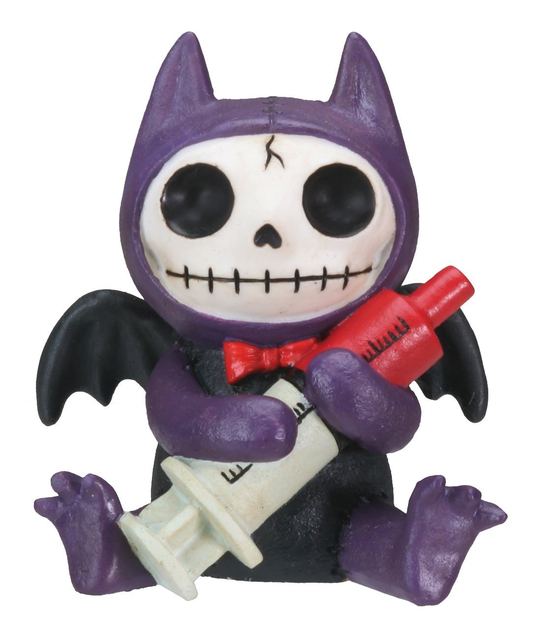 SUMMIT COLLECTION Flappy Vampire Bat Furry Bones Statue Display