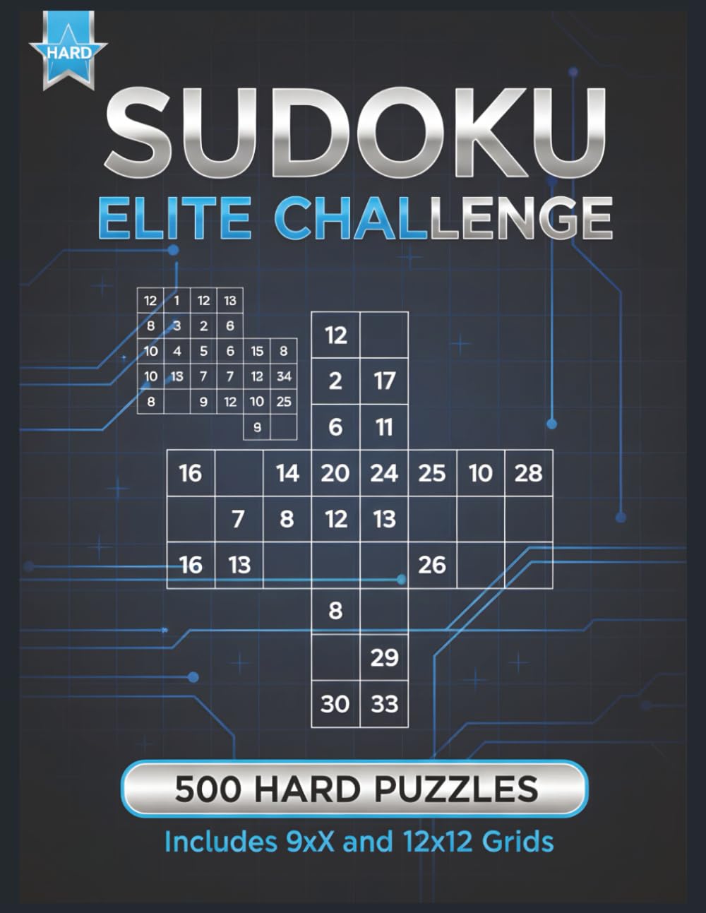 SUDOKU: ELITE CHALLENGE 500 Hard Puzzles