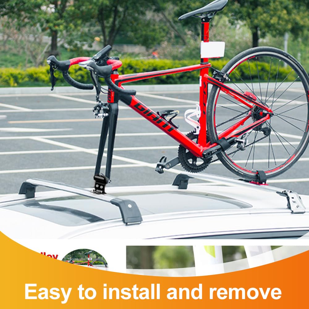 2 Stück Gabelhalterung Fahrrad, Auto Fahrrad Dachträger Gabelhalterung, Aluminiumlegierung Fahrradgabelhalterung, Fahrradhalterung Auto,Fahrradträger Innenraum Schnellspanngabel