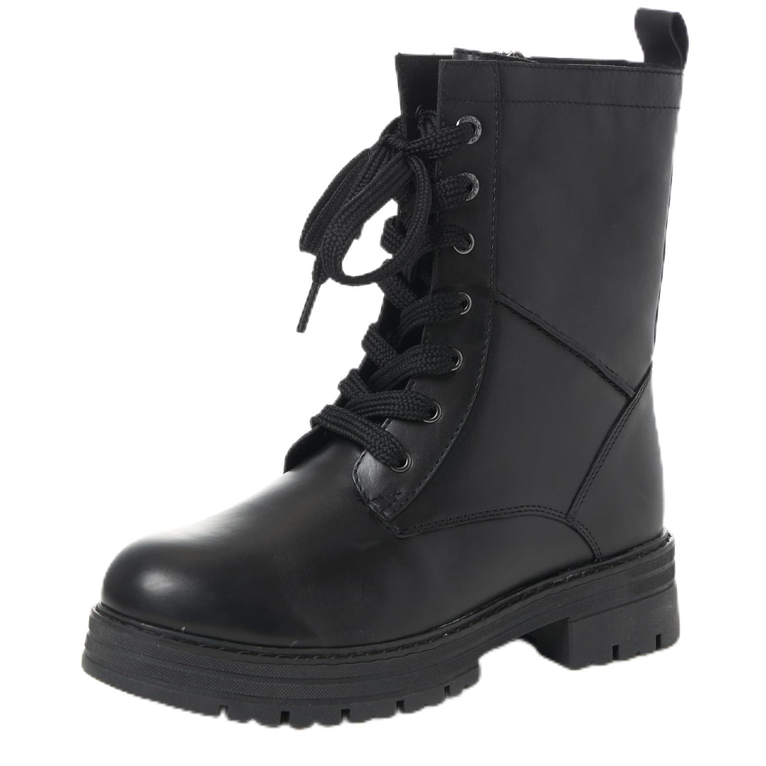 MARCO TOZZI Women's Laced Bootie 2-25286-43 Half Length Boots, black, 8 UK