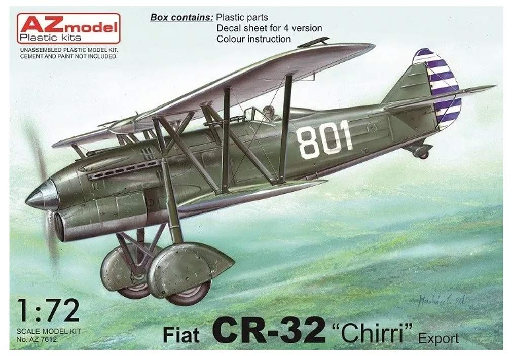 Fiat CR.32 modèle réduit à assembler pour exposition bureau et salon