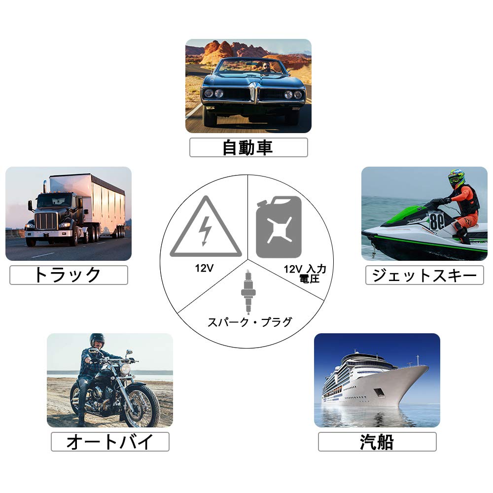 Amazon.co.jp: タイミング ライト ダイレクトイグニッション対応 12v
