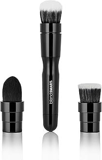 blendSMART1 Everyday Electric Makeup Brush Set (Black)