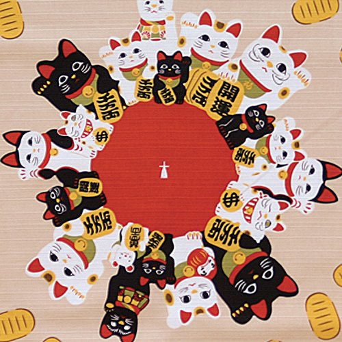 Amazon｜前田染工 花衣 招き猫になる 小風呂敷｜MAEDA SENKO - 風呂敷 通販