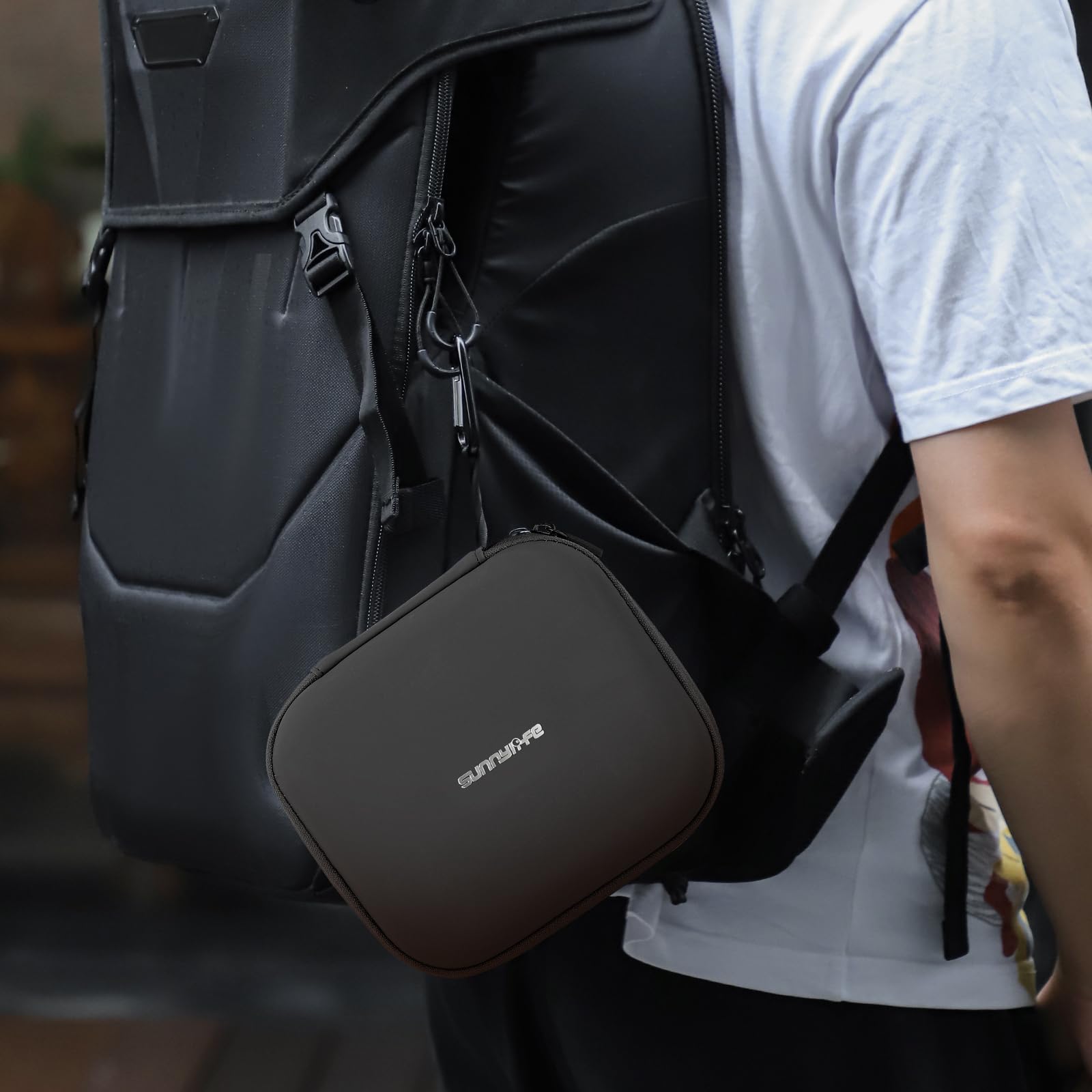 Custodia Borsa Compatibile con DJI Neo, Borsa di Stoccaggio da Viaggio per DJI Neo Drone Aceessories, Hard Eva Travel impermeabile, Nero