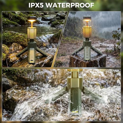 Lanterne de camping LED suspendue et lampe de tente extérieure étanche