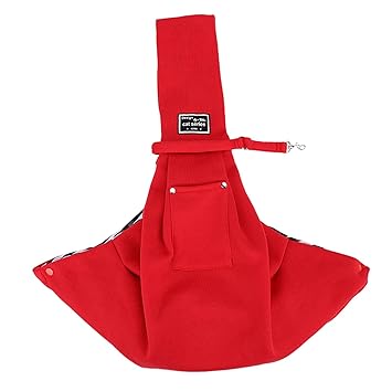 Ali Shipping Dog Carrier Cats Pouch Carrying Pet Sling Bag for Outdoor Hiking Red